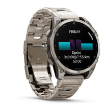 Carica l&#39;immagine nel visualizzatore di Gallery, Smartwatch Garmin Fēnix® 8 AMOLED Sapphire 43mm 010-02904-40 Sapphire Titanio con Titanio
