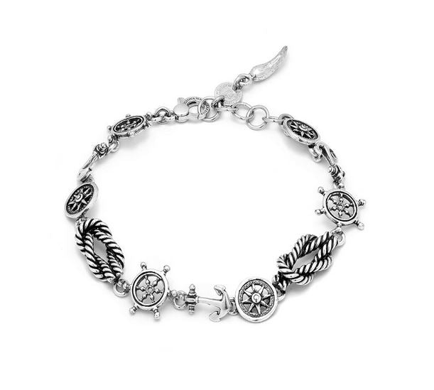 Giovanni Raspini Bracelet in 925 Silver Crocodile 07337