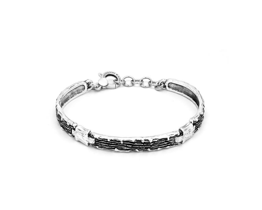 Giovanni Raspini Bracelet in 925 Silver Crocodile 07337