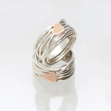 Load image into Gallery viewer, Filodellavita Rubinia Classic Ring 13 Wires 925% Silver
