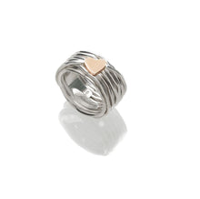 Load image into Gallery viewer, Filodellavita Rubinia Classic Ring 13 Wires 925% Silver
